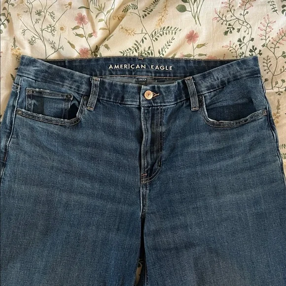 American Eagle Dark Wash Curvy Stovepipe - Picture 2 of 5